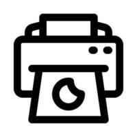 icône d'imprimante pour votre site Web, mobile, présentation et conception de logo. vecteur