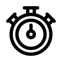 icône chronomètre pour votre site Web, mobile, présentation et conception de logo. vecteur