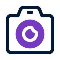 icône de caméra pour votre site Web, mobile, présentation et conception de logo. vecteur
