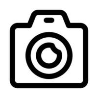 icône de caméra pour votre site Web, mobile, présentation et conception de logo. vecteur