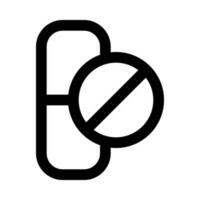 pilule icône pour votre site Internet, mobile, présentation, et logo conception. vecteur