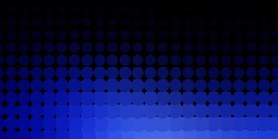 motif vectoriel bleu foncé avec des sphères illustration abstraite moderne avec motif de formes de cercle coloré pour rideaux de papiers peints