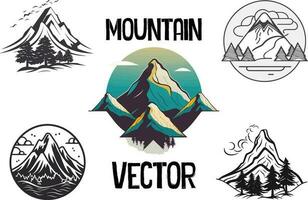 Montagne vecteur ouvrages d'art, Montagne logo, Montagne clipart
