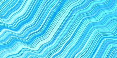 motif vectoriel bleu clair avec des lignes tordues illustration colorée avec des lignes courbes pour la promotion de votre entreprise