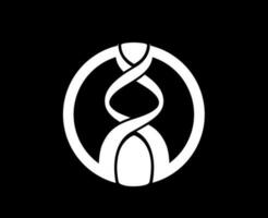 afc champions ligue symbole blanc logo Football asiatique abstrait conception vecteur illustration avec noir Contexte
