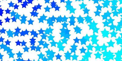 texture vecteur bleu clair avec de belles étoiles illustration colorée dans un style abstrait avec motif étoiles dégradé pour les pages de destination des sites Web