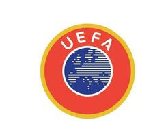 uefa logo symbole abstrait conception vecteur illustration