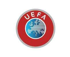 uefa logo symbole abstrait conception vecteur illustration