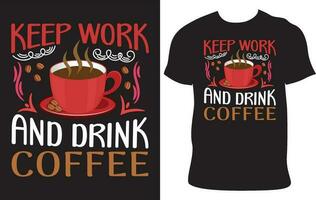 cette marrant café citation T-shirt dessins est parfait pour café les amoureux et gens qui juste l'amour café. cette café dessins est génial cadeau idée pour votre amis, frère et famille membres. vecteur
