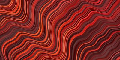 modèle vectoriel rouge foncé avec des lignes tordues illustration abstraite de dégradé avec un modèle de lignes tordues pour la conception de votre interface utilisateur