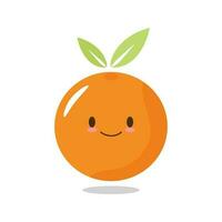Orange personnage icône logo vecteur