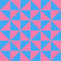 abstrait géométrique Contexte avec rose et bleu Triangles. vérifier Contexte avec Triangles. utilisation une arrière-plan, modèle, emballage, etc. vecteur