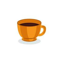 vecteur réaliste différent conception tasse de café dans blanc arrière-plan, différent les types de illustration café boissons. café tasse avec casquette icône vecteur