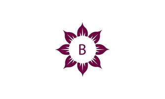 b luxe logo modèle vecteur