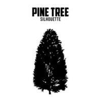 pin arbre silhouette vecteur Stock illustration cèdre arbre silhoutte vecteur