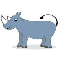rhinocéros personnage animal vecteur