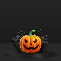 Halloween effrayant Contexte. vecteur illustration