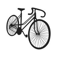 bicyclette silhouette vecteur illustration