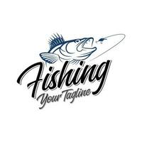 vecteur logo pêche