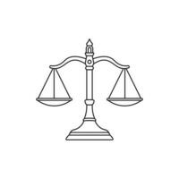 main tiré des gamins dessin vecteur illustration Justice Balance, poids équilibre plat dessin animé isolé