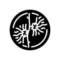 sorcière noisette cosmétique plante glyphe icône vecteur illustration