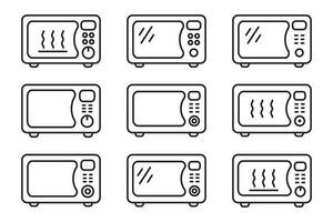 four micro onde four icône. cuisine appareil icône. vecteur illustration.