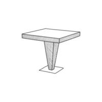Facile à manger table logo vecteur conception modèle, tableau, logo, forme, symbole, conception, icône, vecteur.