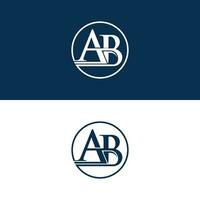lettre un B dans cercle logo conception, logo vecteur conception. abstrait, dessins concept, logos, logotype élément pour modèle.