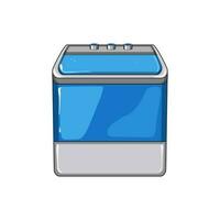 moderne la lessive machine dessin animé vecteur illustration