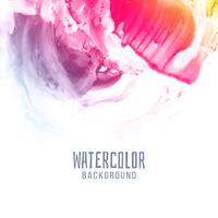 Abstrait aquarelle coloré élégant vecteur