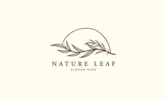 Naturel et biologique logo moderne conception. Naturel logo pour l'image de marque, entreprise identité et affaires carte vecteur