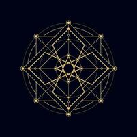 géométrique boho la magie sacré forme ésotérique symbole vecteur