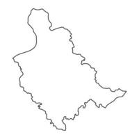 zénica doboj canton carte, administratif district de fédération de Bosnie et herzégovine. vecteur illustration.