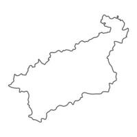 usti nad labem Région ou ustecky Région administratif unité de le tchèque république. vecteur illustration.