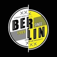 Berlin Allemagne graphique, t chemise vecteur, illustration, pour cool décontractée Pour des hommes style vecteur