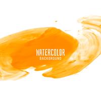 Dessin abstrait aquarelle jaune vecteur