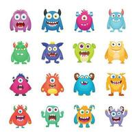 monstre personnages pack vecteur