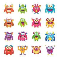 monstre personnages pack vecteur