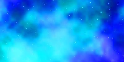 modèle vectoriel bleu rose clair avec illustration colorée d'étoiles au néon dans un style abstrait avec thème étoiles dégradées pour téléphones portables