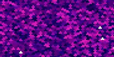 fond de vecteur violet foncé avec illustration de rectangles avec un ensemble de motifs de rectangles dégradés pour les publicités