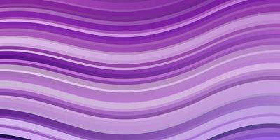 texture vecteur violet clair avec des lignes tordues échantillon lumineux avec motif de formes de lignes pliées colorées pour les brochures dépliants