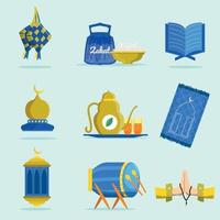 jeu d'icônes eid mubarak