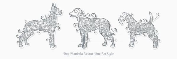 illustrations vectorielles de stock de mandala animal vecteur
