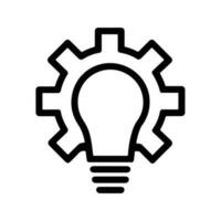 lumière ampoule et équipement logo concept pour La technologie entreprise vecteur
