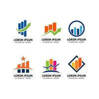 modèle de conception de logo de finance d'entreprise vecteur