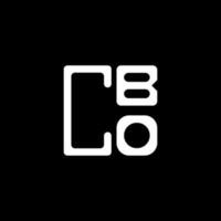 cbo lettre logo Créatif conception avec vecteur graphique, cbo Facile et moderne logo. cbo luxueux alphabet conception