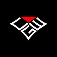 cgw lettre logo Créatif conception avec vecteur graphique, cgw Facile et moderne logo. cgw luxueux alphabet conception