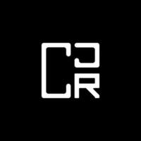 cjr lettre logo Créatif conception avec vecteur graphique, cjr Facile et moderne logo. cjr luxueux alphabet conception