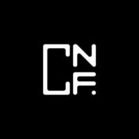 cnf lettre logo Créatif conception avec vecteur graphique, cnf Facile et moderne logo. cnf luxueux alphabet conception