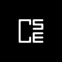 cse lettre logo Créatif conception avec vecteur graphique, cse Facile et moderne logo. cse luxueux alphabet conception